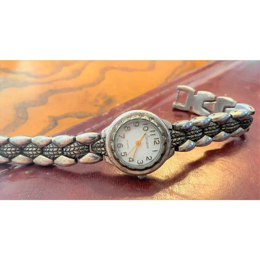 Women's Two Tone 25mm Savana Watch, Bracelet Band, Great Detail